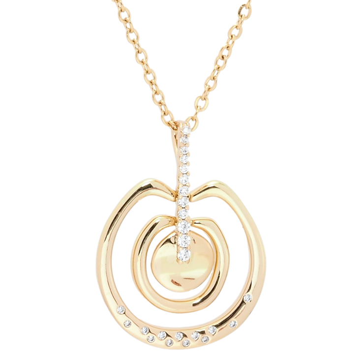 Підвіска на ланцюжку Xuping QQMM Позолота 18K Декоративна підвіска довжина 39.5-44.5см х 1мм фото №12