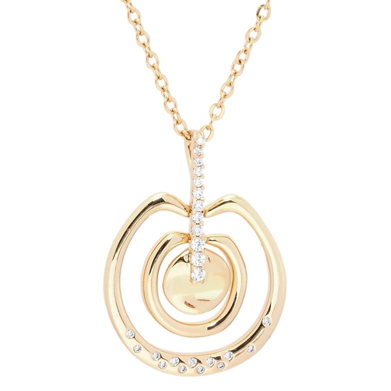 Підвіска на ланцюжку Xuping QQMM Позолота 18K Декоративна підвіска довжина 39.5-44.5см х 1мм фото №1 Підвіска на ланцюжку Xuping QQMM Позолота 18K Декоративна підвіска довжина 39.5-44.5см х 1мм фото №1