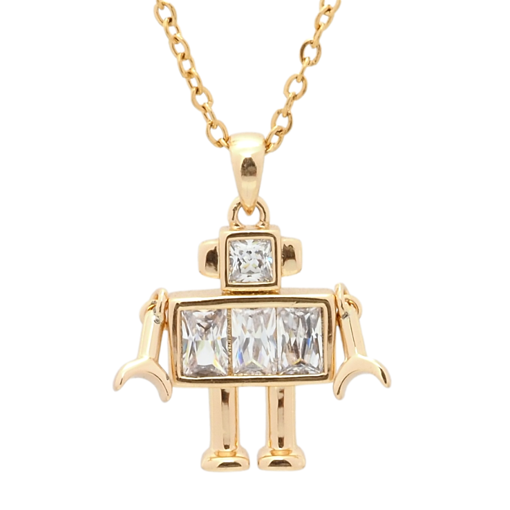 Підвіска на ланцюжку Xuping QQMM Позолота 18K Робот довжина 40-46см х 1мм фото №15