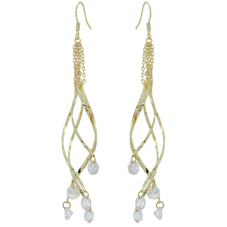 Сережки Xuping JEAN GOUJON Позолота 14K французький замок Декоративні підвіски фото №13