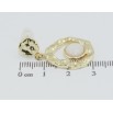Серьги Xuping QQMM Позолота 14K пусеты Фигурные подвески с кристаллами фото №2