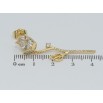 Сережки Xuping QQMM Позолота 14K пусети Квітка фото №2