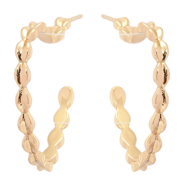 Серьги Xuping QQMM Позолота 18K пусеты Сердечки фото №22