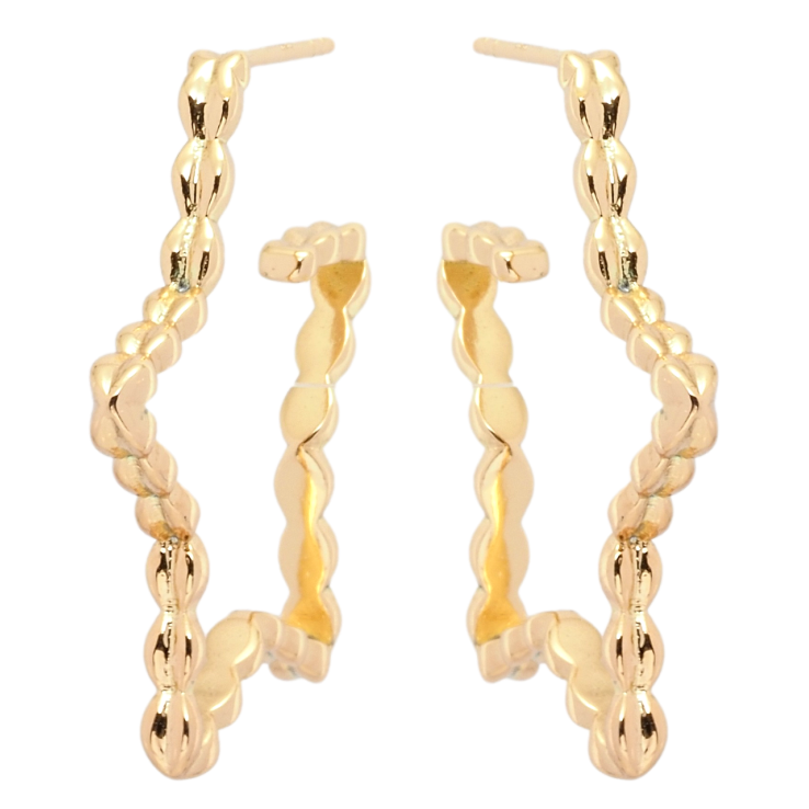 Серьги Xuping QQMM Позолота 18K пусеты Звезды фото №17