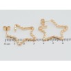Серьги Xuping QQMM Позолота 18K пусеты Звезды фото №2