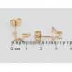 Серьги Xuping QQMM Позолота 18K пусеты Звезды с цирконием фото №2