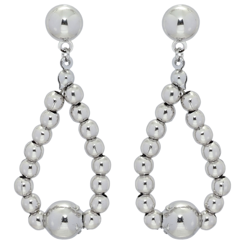 Серьги Xuping QQMM Родий пусеты Подвески из шариков фото №1