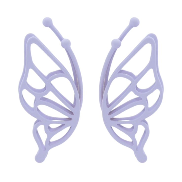Серьги Xuping QQMM Родий пусеты Бабочки с покрытием Soft-touch фото №13