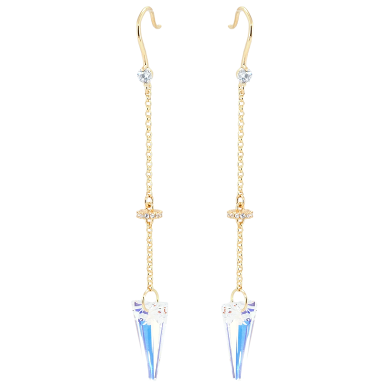 Сережки Xuping колір 18K з кристалами Swarovski французький замок Підвіски з кристалами Shimmer фото №1