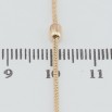 Ланцюжок Xuping Позолота 18K Плетіння Ювелірний Шнур з намистинами довжина 45см х 1.5мм фото №2 Ланцюжок Xuping Позолота 18K Плетіння Ювелірний Шнур з намистинами довжина 45см х 1.5мм фото №2