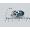 Сережки Xuping колір Родій з кристалами Swarovski французький замок Сови кристал Montana фото №2